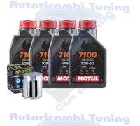 Tagliando Olio Motul 7100 10W50 Per Harley Davidson Heritage Springer EFI2003