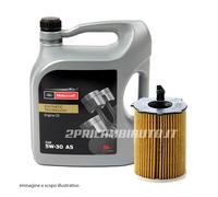 TAGLIANDO ORIGINALE OLIO MOTOR-CRAFT A5 5W30 5 litri + Filtro olio 1717510/C