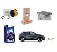 Tagliando Originale per Renault Captur Dacia Sandero II 0.9 66 Kw 90 Hp + 5 Olio