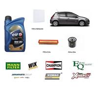 Tagliando per Dacia Sandero II Renault Clio 3 III 1.2 16v + 4 Litri Olio ELF