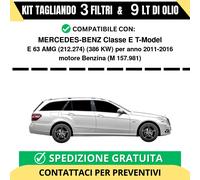 Tagliando per MERCEDES-BENZ T-Model E 63 AMG (212.274) 386 kw Benzin...