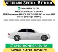 Tagliando per MERCEDES-BENZ Classe S S 55 AMG Kompressor (220.074- 220.174) 3...