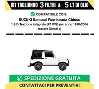 Tagliando per SUZUKI Samurai Fuoristrada Chiuso 1.9 D Trazione integrale 47 k...