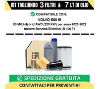 Tagliando per VOLVO S60 III B6 Mild-Hybrid AWD 220 kw Benzina/Elettrico 2021-...