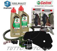 Tagliando PIAGGIO Beverly 300 2022 2023 2024 Kit Olio Castrol Scooter Completo