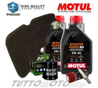 Tagliando PIAGGIO Liberty 125 Delivery 2012 2013 2014 Olio Motul Filtri Candela