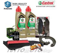 Tagliando PIAGGIO Liberty 125 IGET ABS 3V ie 2017-2020 / Kit Olio Castrol 5W40