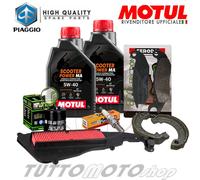 Tagliando PIAGGIO Liberty 125 IGET ABS 3V ie 2017-2020 / Kit Olio Motul 5W40