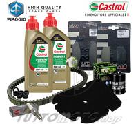 Tagliando PIAGGIO Vespa 300 GTS HPE E4 Super 2019 2020 Kit Castrol 5W40 Completo
