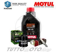 Tagliando PIAGGIO Vespa LX 150 / FL / Touring 2010 2011 Kit Motul Filtro Candela