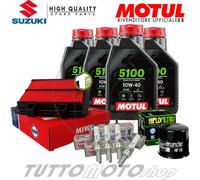 Tagliando SUZUKI DL 1000 V-Strom 2014-2019 Kit Olio Motul 5100 + Filtri Candele