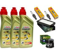TAGLIANDO SUZUKI DL250 V-STROM 2020 CASTROL 15W50 FILTRO OLIO ARIA CANDELE