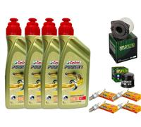 TAGLIANDO SUZUKI GSX F 750 1989 CASTROL 15W50 FILTRO OLIO ARIA CANDELE