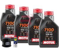 Tagliando SUZUKI GSX-R 1000 2007-2008 (K7-K8) 4 MOTUL 7100 10W40 + Filtro olio