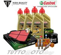 Tagliando TRIUMPH Daytona 675 2006-2012 / Kit Olio Castrol 10W40 Filtri Candele