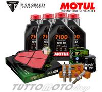 Tagliando TRIUMPH Daytona 675 2007 2008 2009 Kit Olio Motul 7100 Filtri Candele