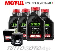 Tagliando TRIUMPH Daytona 675 / R 2012 2013 2014 2015 Motul 5100 10W40 + Filtro