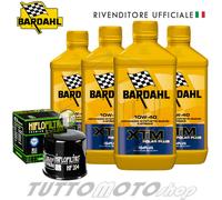 Tagliando TRIUMPH Thruxton 900 2004 2005 2006 -Bardahl XTM 10W40 + Filtro olio
