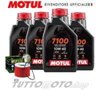 Tagliando TRIUMPH Trident 750 1991-1998 / Olio Motul 7100 10W40 + Filtro