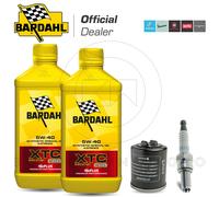 TAGLIANDO XTC C60 5W40 OLIO-FILTRO-CANDELA PIAGGIO SKIPPER ST 150 2000 2001 2002
