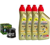 TAGLIANDO YAMAHA FZ1 2015 OLIO CASTROL POWER 1 20W50 FILTRO OLIO