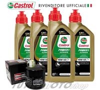Tagliando YAMAHA FZ8 800 Fazer 2014 2015 2016 - Castrol Racing + Filtro olio