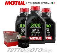 Tagliando YAMAHA T-MAX 500 2001-2011 / Kit Olio Motul 5100 Filtro ORIGINALE TMAX