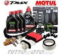 Tagliando YAMAHA T-MAX 500 2004 2005 2006 2007 Kit Olio Motul 5100 COMPLETO TMAX