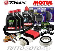 Tagliando YAMAHA T-MAX 500 2008 2009 2010 2011 2012 Kit Completo + Motul 5100 4T