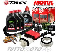 Tagliando YAMAHA T-MAX 500 2008 2009 2010 2011 2012 / Kit Olio Motul 5100 10W-40