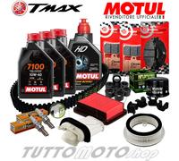 Tagliando YAMAHA T-MAX 500 2008 2009 2010 2011 2012 Kit Olio Motul 7100 10W40 4T