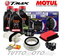 Tagliando YAMAHA T-MAX 500 2008 2009 2010 2011 2012 Manutenzione TMAX Motul 7100