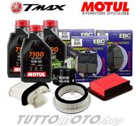 Tagliando YAMAHA T-MAX 500 2008 2009 2010 2011 2012 Olio Motul Filtri Pastiglie