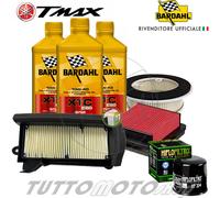 Tagliando YAMAHA T-MAX 560 2022 2023 2024/Kit Olio Bardahl XTC 10W40 Filtri TMAX