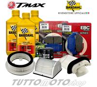 Tagliando YAMAHA TMAX 500 2001 2002 2003 / Olio Bardahl + Filtri Pastiglie T-MAX