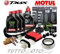 Tagliando YAMAHA TMAX 500 2004 2005 2006 2007 Kit Olio Motul 5100 10W40 COMPLETO