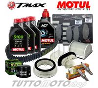 Tagliando YAMAHA TMAX 500 2004 2005 2006 2007 / Kit Olio T-MAX Motul 5100 10W40