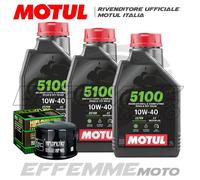 Tagliando YAMAHA TMax 500 2004 2005 2006 2007 T-Max (MOTUL 5100 10W40 + Filtro)