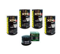 TAGLIANDO YAMAHA TMAX 500 2004-2007 4 LT OLIO BARDAHL 10W40 FILTRO 985 04BD32F3