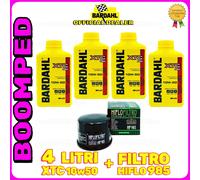TAGLIANDO YAMAHA TMAX 500 2004-2007 4 LT OLIO BARDAHL 10W50 FILTRO 985 04BD37F3