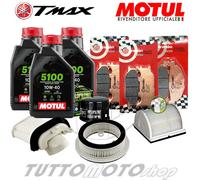 Tagliando YAMAHA TMAX 500 2005 2006 / Olio Motul 5100 + Filtri Pastiglie T-MAX