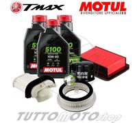 Tagliando YAMAHA TMAX 500 2008 2009 2011 2012 / Olio Motul 5100 + Filtri T-MAX