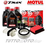 Tagliando YAMAHA TMAX 500 2009 2010 2011 / Motul 7100 + Filtri Pastiglie BREMBO