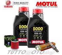 Tagliando YAMAHA X-MAX 125 2006 2007 2008 / MOTUL 5000 10w40 filtro + candela