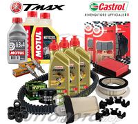 Tagliando YAMAHA XP T-MAX 530 2012-2016 / Kit Olio Castrol 10W40 Completo TMAX