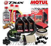 Tagliando YAMAHA XP T-MAX 530 2012-2016 Kit Olio Motul 7100 10W40 Completo TMAX