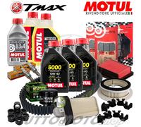 Tagliando YAMAHA XP T-MAX 530 2013 2014 2015 Kit Olio Motul 5000 Completo TMAX