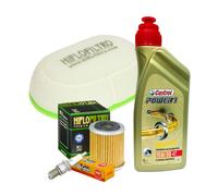 TAGLIANDO YAMAHA XT/TT/350 CASTROL 15W50 FILTRO OLIO ARIA HIFLO 1986