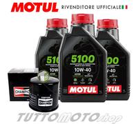 Tagliando YAMAHA YFM 350 Wolverine 2WD 2006-2009 - Motul 5100 10W40 + Filtro
