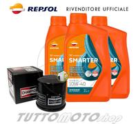 Tagliando YAMAHA YFM 350 Wolverine 2WD 2007 2008 - Repsol 10W40 + Filtro